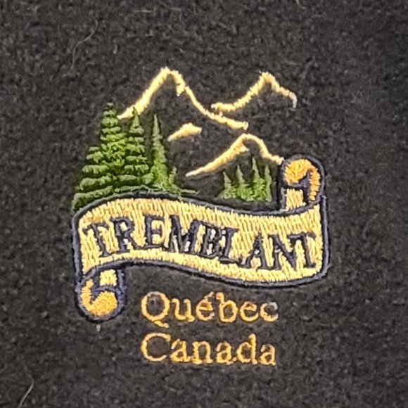 ***SOLD*** MEN'S MONT "TREMBLANT" EMBROIDERED CHEST ZIP-UP FLEECE JACKET/SWEATER - Picture 3 of 5